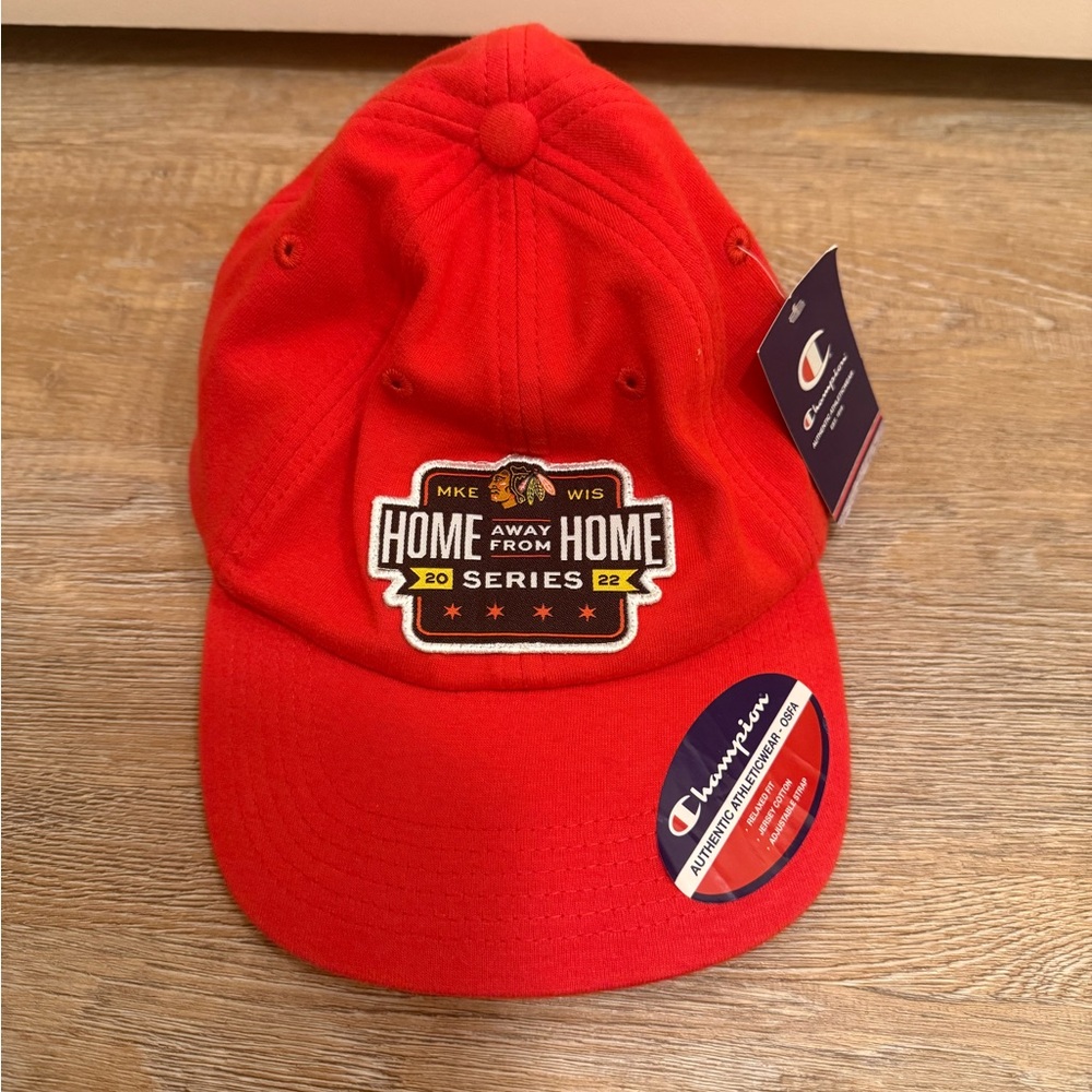 Blackhawks Champion Red Hat with Adjustable Strap